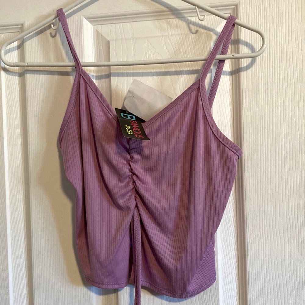 Purple tank top